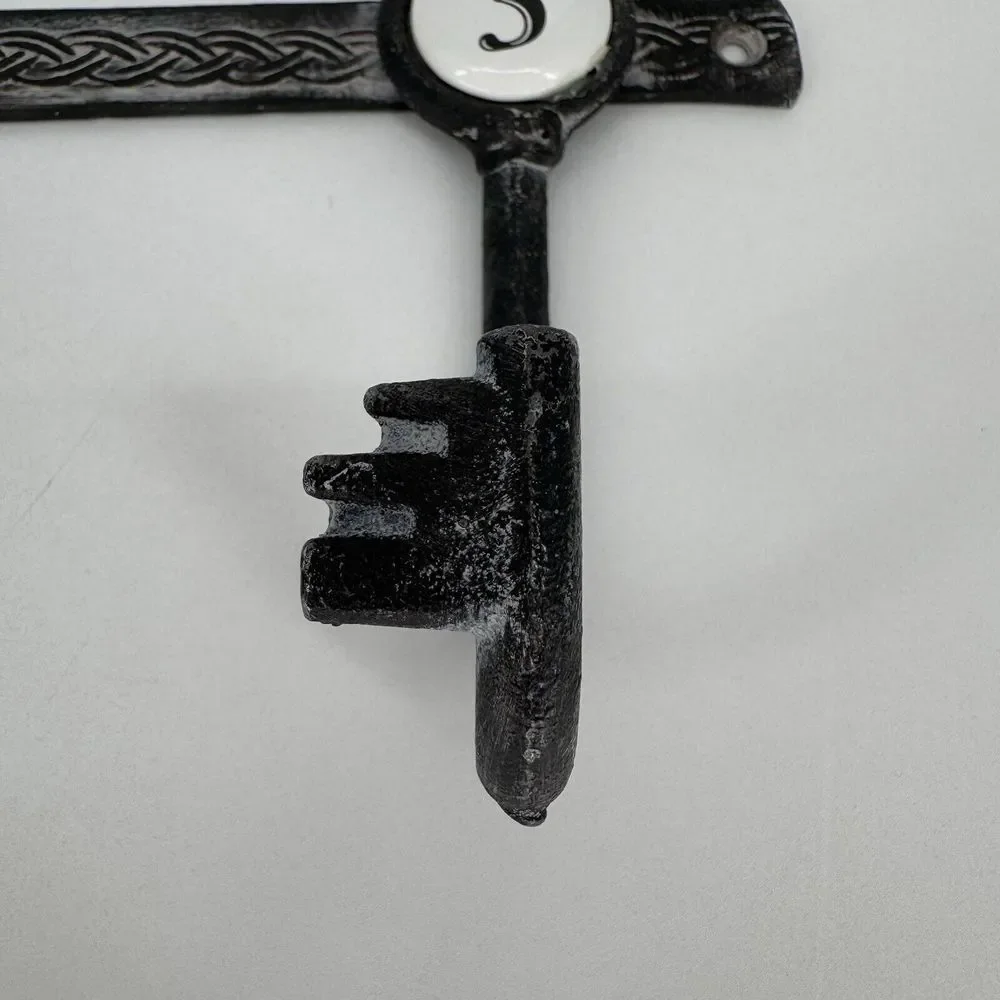 Cast Iron Hook Coat Rack Keys Antique Style Rustic Wall Decor Farmhouse‎